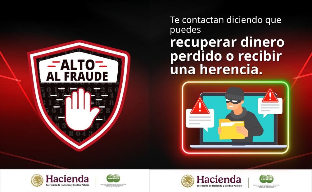 Alerta de fraude. (Foto: X de la Condusef)